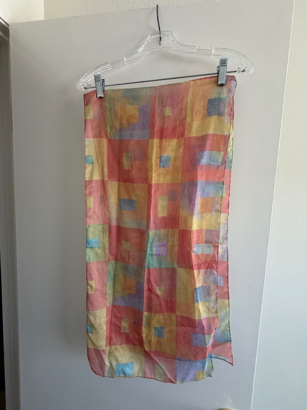 Scarf with Geometric Design